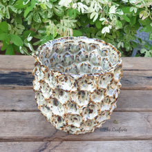 Load image into Gallery viewer, The Leaferie Gyala Planter. gold and blue colour