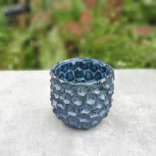 Load image into Gallery viewer, The Leaferie Gyala Planter. gold and blue colour