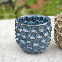 Load image into Gallery viewer, The Leaferie Gyala Planter. gold and blue colour
