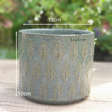 Load image into Gallery viewer, The Leaferie Nahanni Flowerpot. ceramic material
