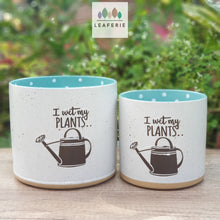 Load image into Gallery viewer, The Leaferie Novara pot . 2 sizes watering can pot