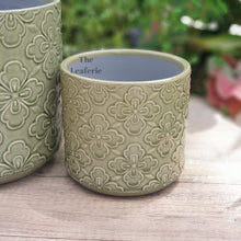 Load image into Gallery viewer, The Leaferie santorini ceramic flowerpot
