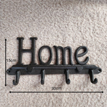 Load image into Gallery viewer, The Leaferie HOME Cast iron hook . front view. size