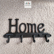 Load image into Gallery viewer, The Leaferie HOME Cast iron hook . front view