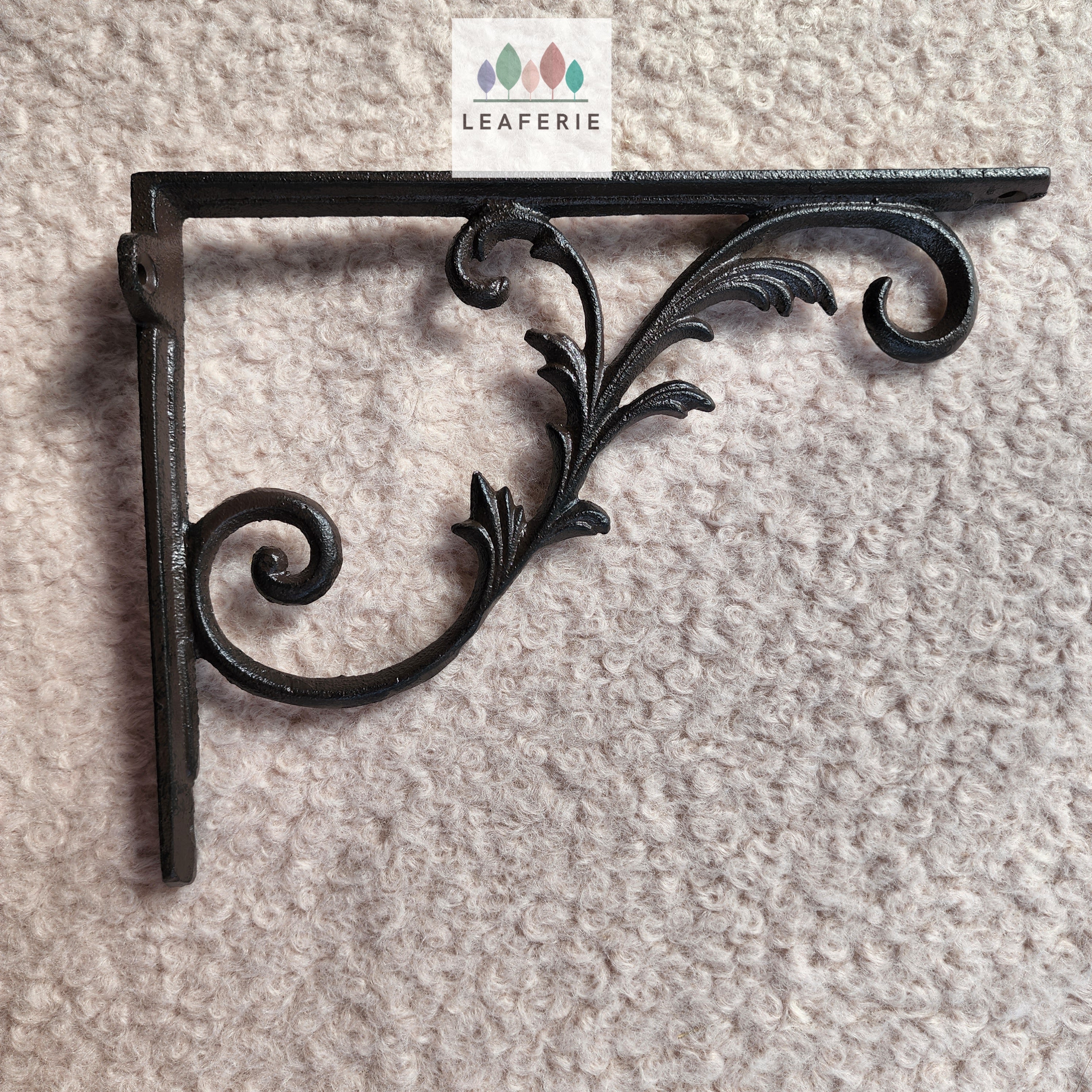 Cast Iron Wall Hanging Hook 1 The Leaferie