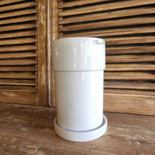 Load image into Gallery viewer, The Leaferie Petrus tall plant pot with tray