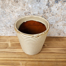 Load image into Gallery viewer, The Leaferie Adrien plant pot top view