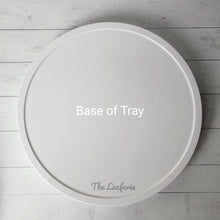 Load image into Gallery viewer, The Leaferie Eco-Friendly large tray. 3 sizes and colours. base view of white colour