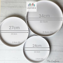 Load image into Gallery viewer, The Leaferie Eco-Friendly large tray. 3 sizes and colours. view of white colour