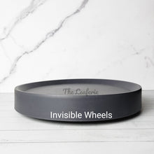 Load image into Gallery viewer, The Leaferie Plastic trays with wheels. 5 sizes and 2 colours. grey and beige.. invisible wheels