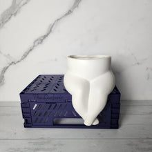 Load image into Gallery viewer, The Leaferie Albertine ceramic flowerpot front view