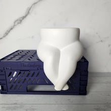 Load image into Gallery viewer, The Leaferie Albertine ceramic flowerpot front view