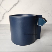 Load image into Gallery viewer, The Leaferie Sacha pot. 3 colours. ceramic and leather material