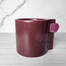 Load image into Gallery viewer, The Leaferie Sacha pot. 3 colours. ceramic and leather material