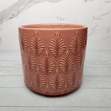 Load image into Gallery viewer, The Leaferie Liana red ceramic pot