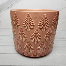 Load image into Gallery viewer, The Leaferie Liana red ceramic pot