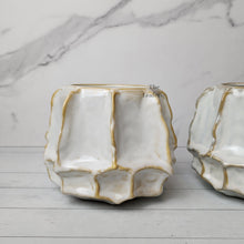 Load image into Gallery viewer, The Leaferie Octava Flowerpot. ceramic material