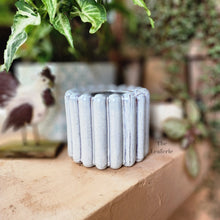 Load image into Gallery viewer, The Leaferie Emer plant pot. ceramic ice cream stick pot . Front view of mini