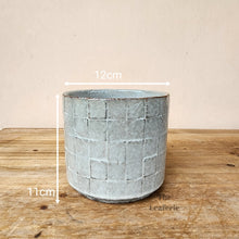 Load image into Gallery viewer, The Leaferie Rory grey ceramic pot.