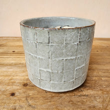 Load image into Gallery viewer, The Leaferie Rory grey ceramic pot.