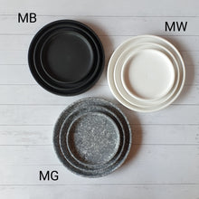 Load image into Gallery viewer, The Leaferie Ceramic round trays . close up. top view