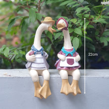 Load image into Gallery viewer, Louie and dewey duck decoration. made from resin. set of 2