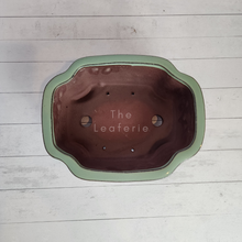 Load image into Gallery viewer, The Leaferie Tally Bonsai pot series 1 . 4 designs .top view o f Pot B
