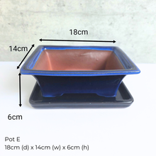 Load image into Gallery viewer, As-Is Dec 2025 Collage of various ceramic pots and planters with Leaferie logo.
