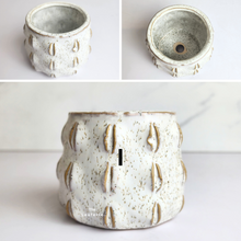 Load image into Gallery viewer, The Leaferie Petit Pots Series 12 . mini small ceramic pot. 9 designs. Design I
