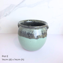 Load image into Gallery viewer, As-is ceramic pots oct/nov 25 with &#39;LEAFERIE&#39; branding.
