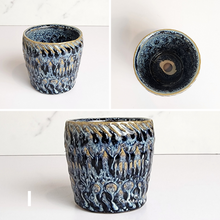 Load image into Gallery viewer, The Leaferie Petit pots Series 10 . 12 designs of ceramic mini pots. view of all  design I
