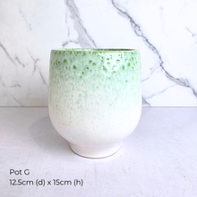 Load image into Gallery viewer, As-Is Sale May/June 26 Collage of ceramic cups and bowls with a 'LEAFERIE' logo in the top right 

