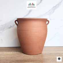 Load image into Gallery viewer, The Leaferie Elrias Terracotta Pot. with ears. big pot
