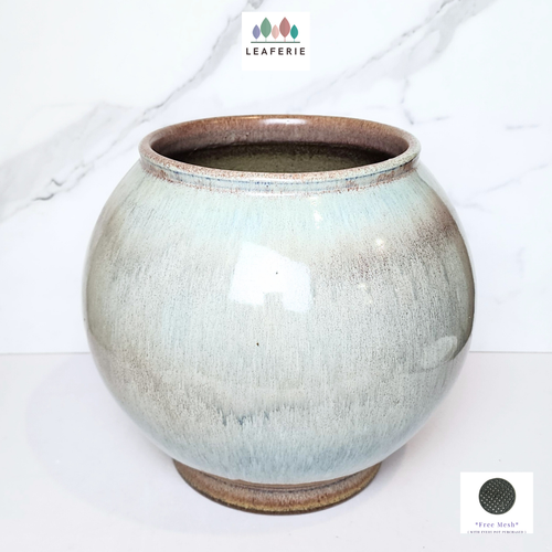 The Leaferie Aether big flowerpot ceramic material