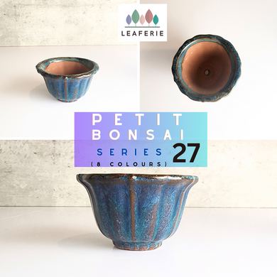 The Leaferie Petit bonsai series 27 . Total 8 colours ceramic tray. photo of colour a
