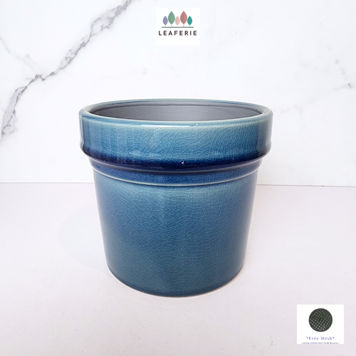 The Leaferie Azza Pot . 3 colours ceramic flowerpot