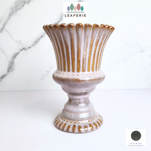 Load image into Gallery viewer, The Leaferie Tuari trophy ceramic pot. 2 sizes.
