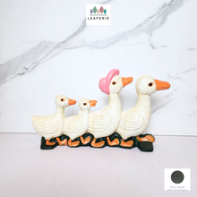 Load image into Gallery viewer, The Leaferie Fabian cast Iron duck garden decoration
