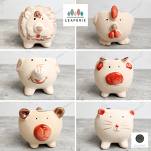 Load image into Gallery viewer, The Leaferie Allie Animal Series 3. 6 designs ceramic mini pots. 
