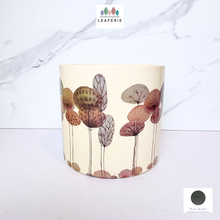 Load image into Gallery viewer, The Leaferie Nova flowerpot. ceramic material with flower inprint
