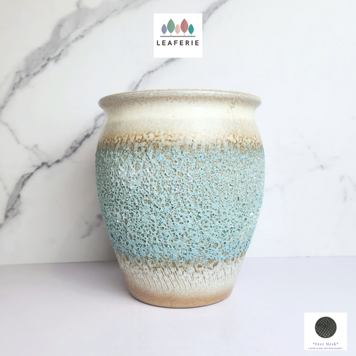 The Leaferie Anika Big pot. 2 designs ceramic pot
