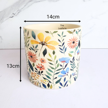 Load image into Gallery viewer, The Leaferie Elowen floral ceramic pot
