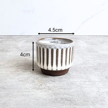 Load image into Gallery viewer, The Leafeie Bonsai series 78 small petit ceramic pot. 4 colours
