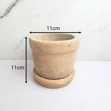 Load image into Gallery viewer, The Leaferie Yaritza Terracotta pot with tray
