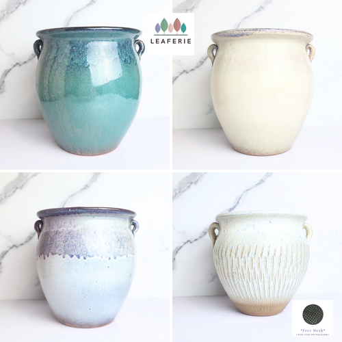The Leaferie Anya Big pot ($ designs ceramic material