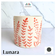 Load image into Gallery viewer, Lunara Floral flowerpot by the Leaferie
