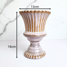 Load image into Gallery viewer, The Leaferie Tuari trophy ceramic pot. 2 sizes.
