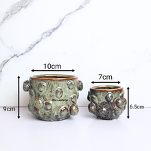 Load image into Gallery viewer, The Leaferie Maisie ceramic pot with 2 sizes. 
