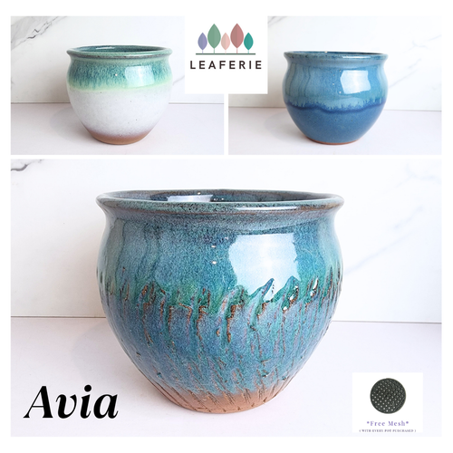The Leaferie Avia Flowerpot. ceramic material 3 colors.