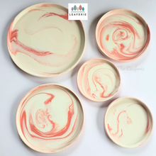 Load image into Gallery viewer, Pink Marbled Ceramic Trays (5 sizes)
